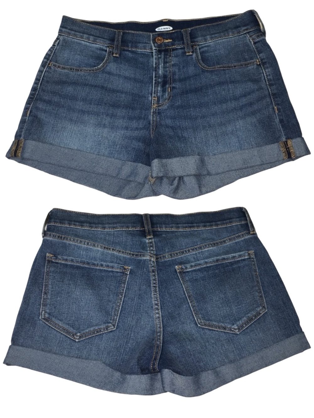Old Navy Blue Denim Stretch Jean Shorts - Women’s Size 6